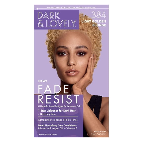 Softsheen-Carson Dark and Lovely Ultra Vibrant Permanent Hair Color Go Intense Hair Dye, Light Golden Blonde, 1 Ct, 3 Pack