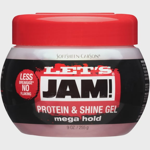 Softsheen Carson Let's Jam! Protein And Shine Gel Mega Hold, 9 oz
