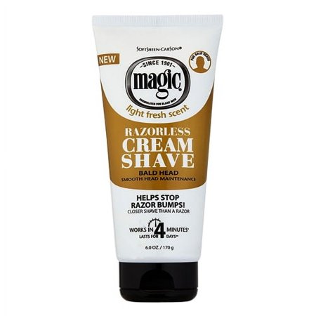 Softsheen Carson Magic Razorless Smooth Cream Shave With Shea Butter - 6 Oz, 2 Pack