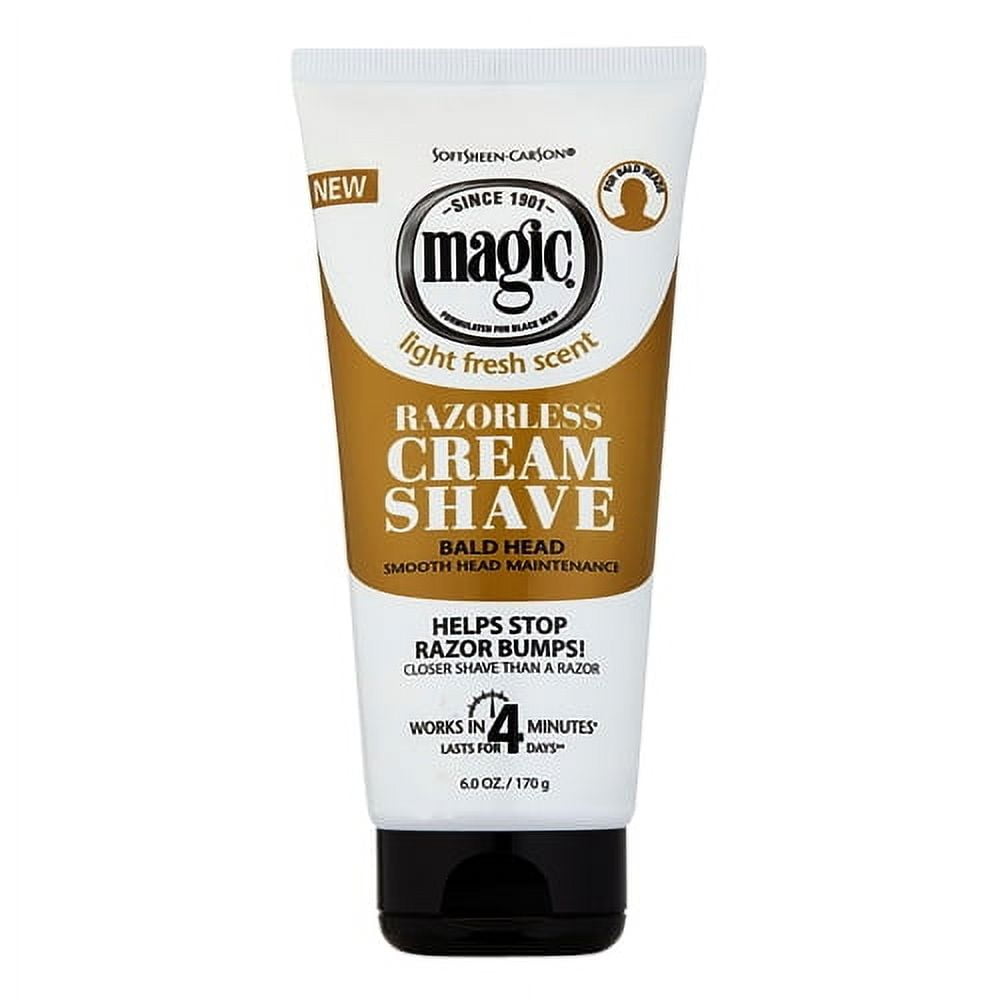 Softsheen Carson Magic Razorless Smooth Cream Shave With Shea Butter - 6 Oz