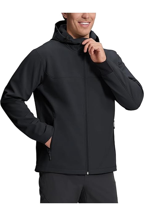Softshell Jacket Men Pioneer Camp Waterproof Hooded Lightweight