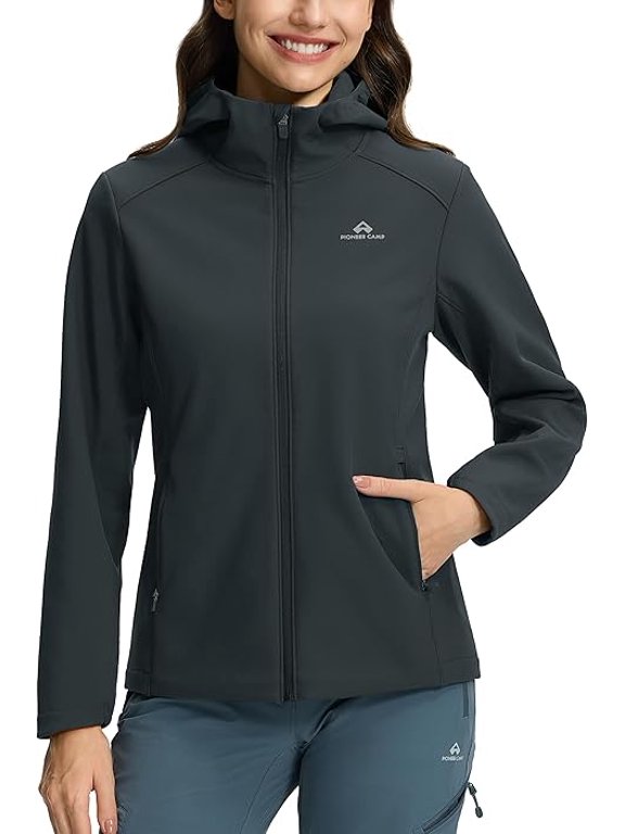 Softshell Jacket Women Pioneer Camp 30K Waterproof Fleece Lined