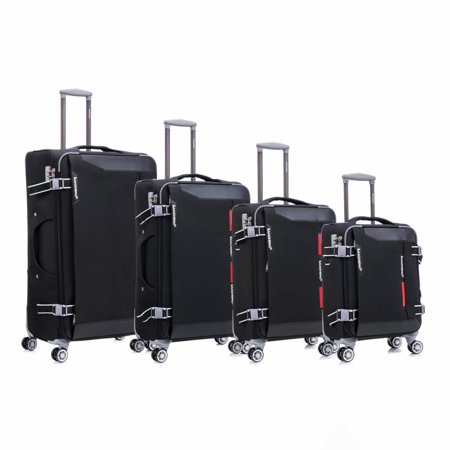 Softside Upright Luggage Set Expandable, Lightweight,4-Piece (20//24/28/32)
