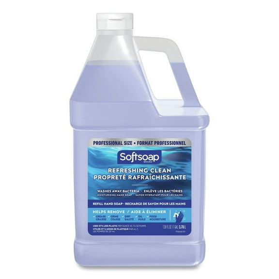 Softsoap 61036482 128 oz Liquid Hand Soap Refill - Refreshing Clean Scent
