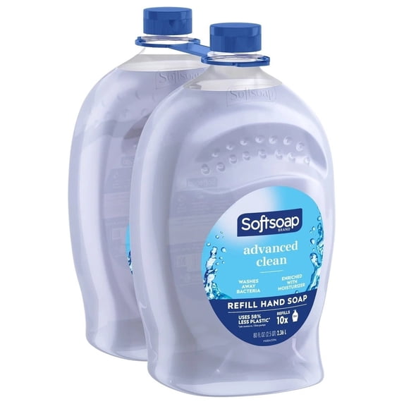Softsoap Advanced Clean Hand Soap 80 fl. oz. 2-pack