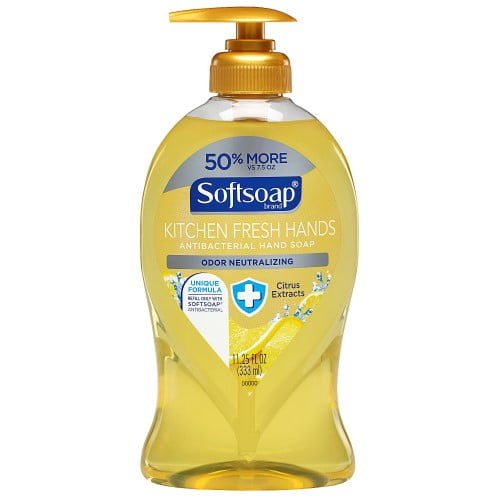 Softsoap Antibacterial Hand Soap Pump Kitchen Fresh Hands 11.25 oz (Pack of 16)