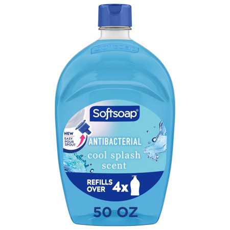 Antibacterial Liquid Hand Soap Refill, Cool Splash, 50 oz Bottle