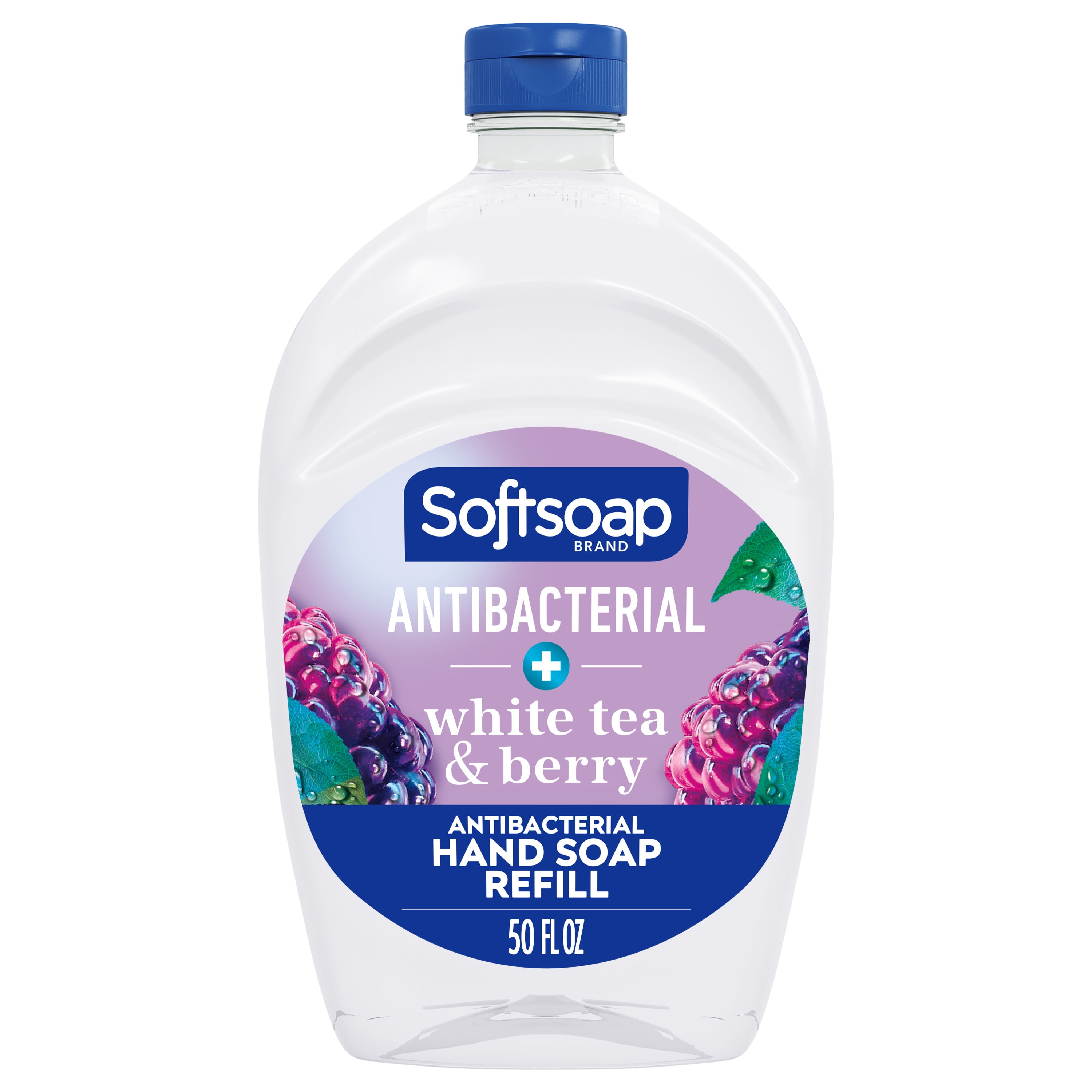 Softsoap Antibacterial Liquid Hand Soap Refill, White Tea and Berry, 50