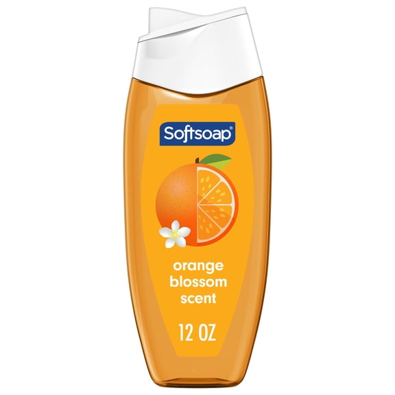 Softsoap Moisturizing Body Wash, pH Balanced, Orange Blossom Scent, 12 fl oz