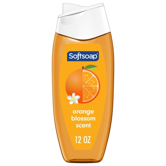 Softsoap Moisturizing Body Wash, pH Balanced, Orange Blossom Scent, 12 fl oz