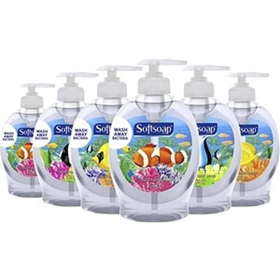 Softsoap CPCUS04966ACT 7.5 oz Aquarium Hand Soap, Clear - Pack of 6