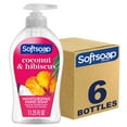thumbnail image 1 of Softsoap Coconut & Hibiscus HP29&nbsp;Scent Hydrating Liquid Hand Soap, Liquid Hand Soap, 11.25 Ounce, 6 Pack, 1 of 3