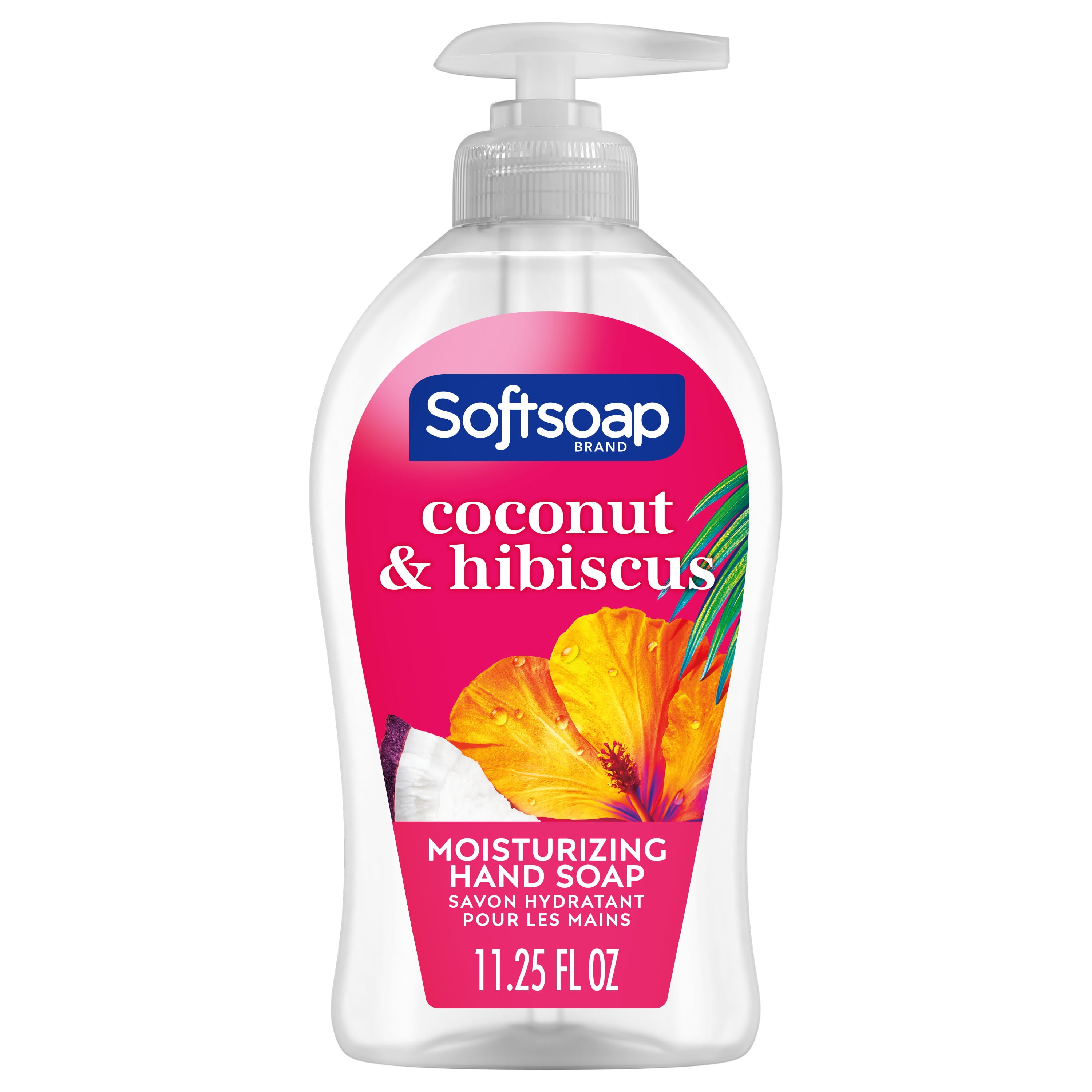 Softsoap Coconut and Hibiscus Moisturizing Liquid Hand Soap, 11.25 oz