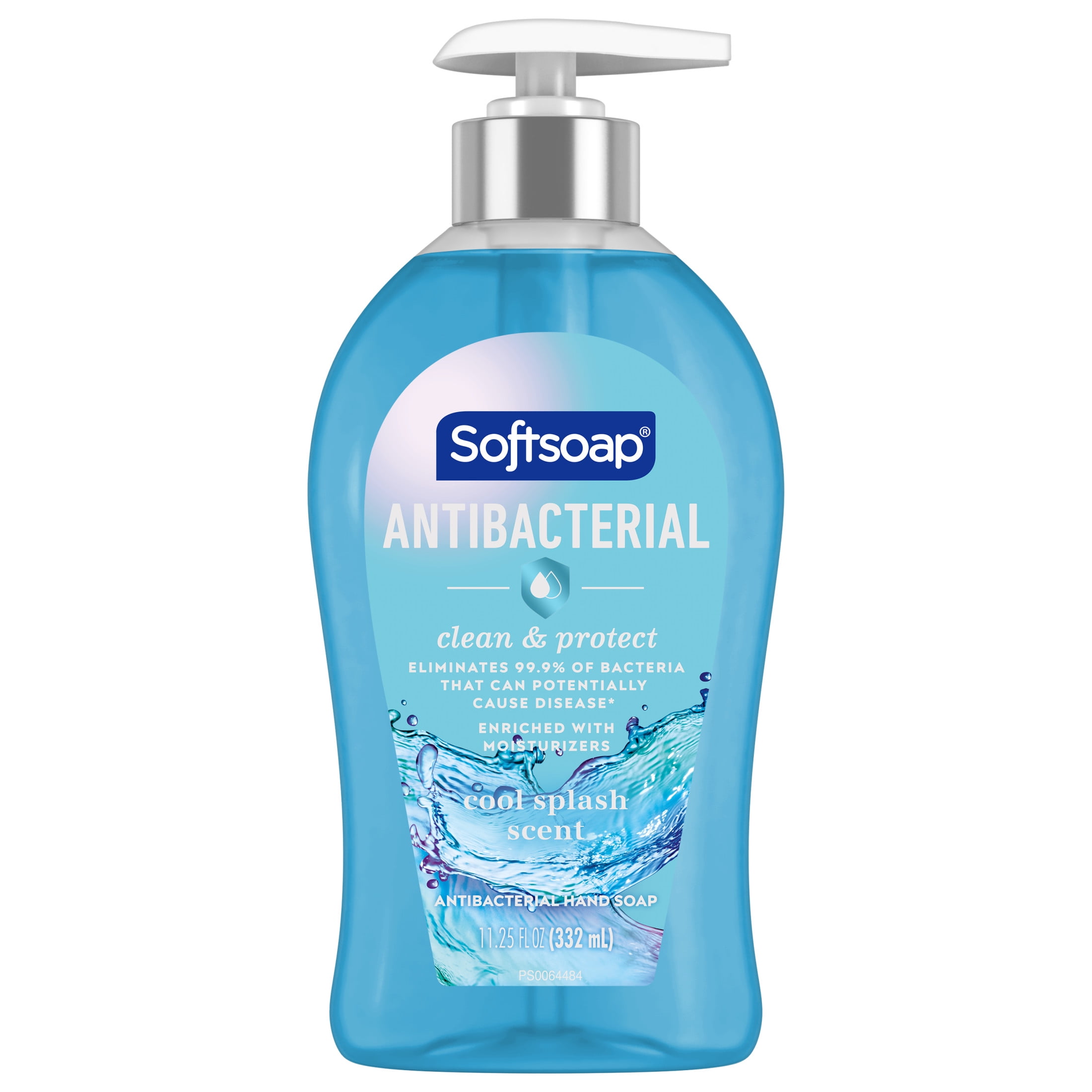 Softsoap Clean & Protect Antibacterial Liquid Hand Soap, Cool Splash Hand Soap, 11.25 Oz