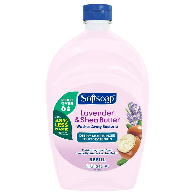 Liquid Hand Soap Refills, Lavender and Shea Butter, 50 oz Bottle Liquid Hand Soap Refills, Lavender and Shea Butter, 50 oz Bottle