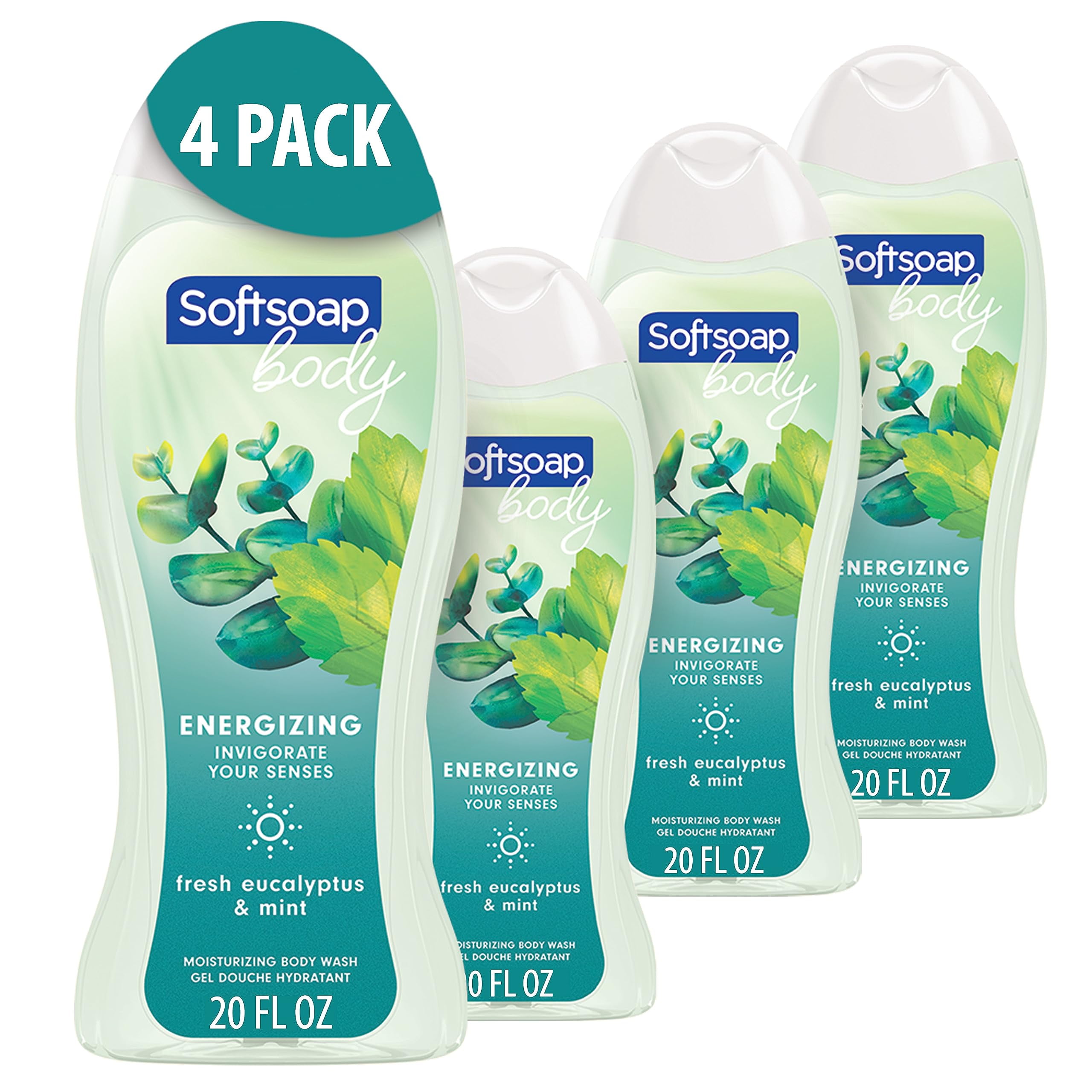 Softsoap Eucalyptus Mint Body Wash Moisturizing Body Wash 20 Oz (4 Softsoap Eucalyptus Mint Body Wash Moisturizing Body Wash 20 Oz (4