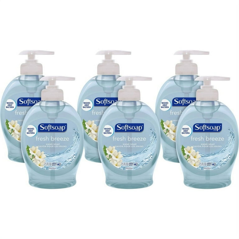 Softsoap Liquid Hand Soap Pumps, Fresh Breeze, 7.5 oz Pump Bottle 6/Carton Softsoap Liquid Hand Soap Pumps, Fresh Breeze, 7.5 oz Pump Bottle 6/Carton