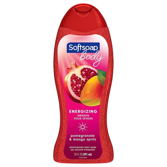 Softsoap Moisturizing Body Wash Pomegranate & Mango Spritz, 20 oz