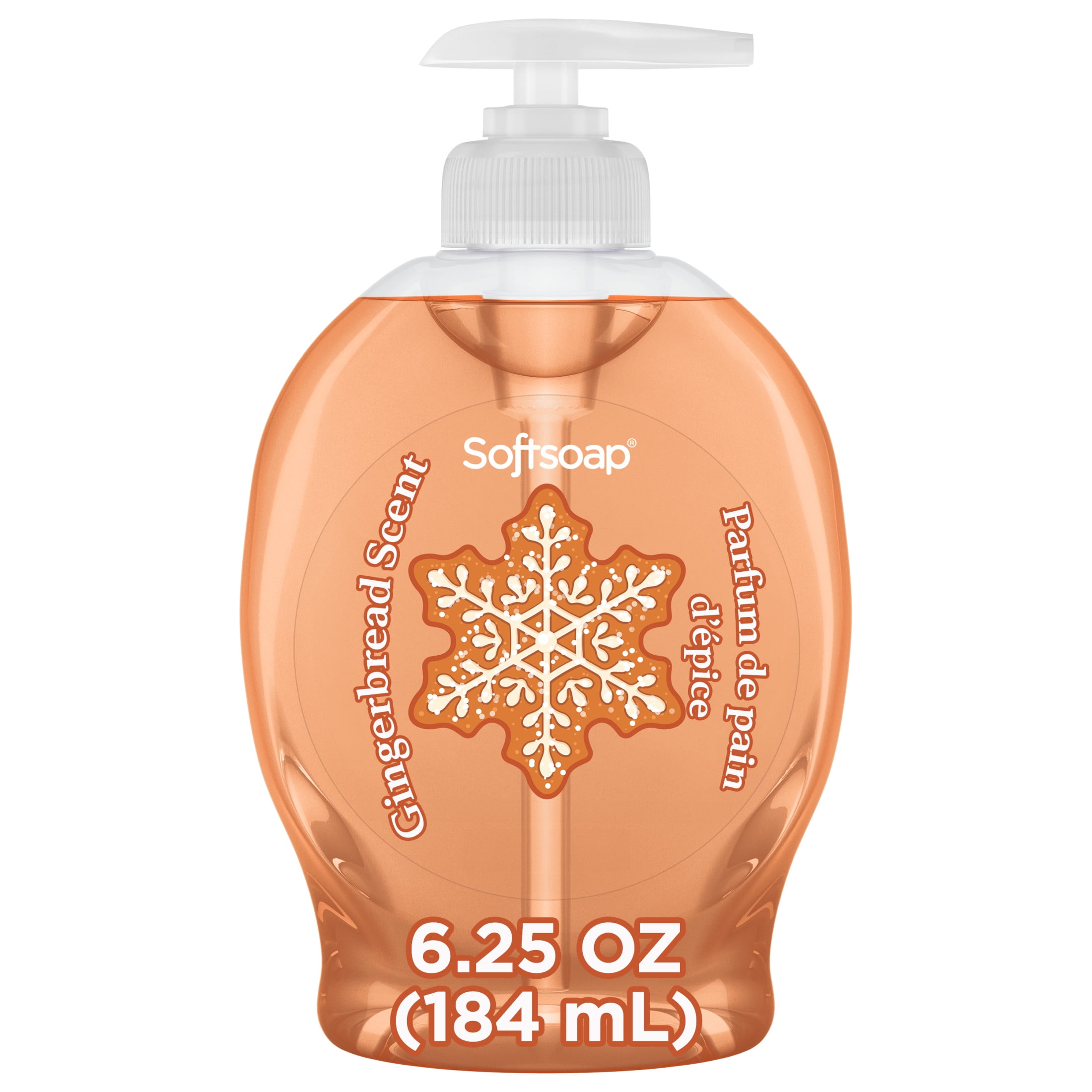 Softsoap Limited Edition Liquid Hand Soap, Gingerbread Scent, 6.25 fl oz Pump Bottle