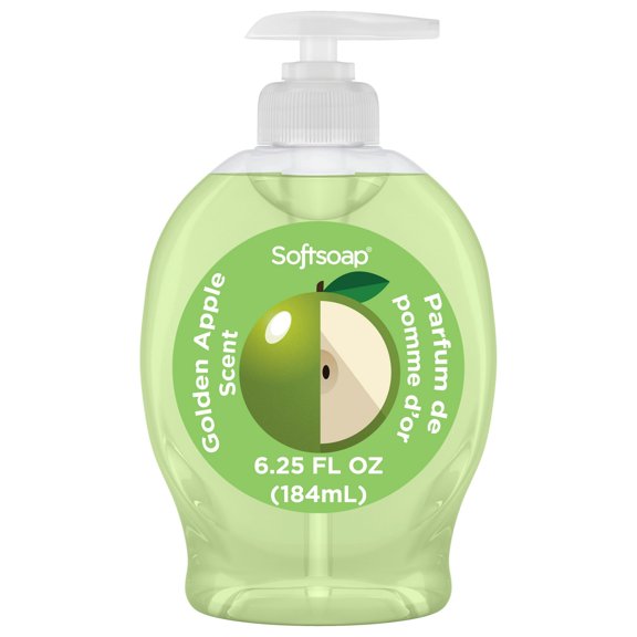 Softsoap Limited Edition Liquid Hand Soap, Golden Apple, 6.25 fl oz Pump Bottle (4 Pack)