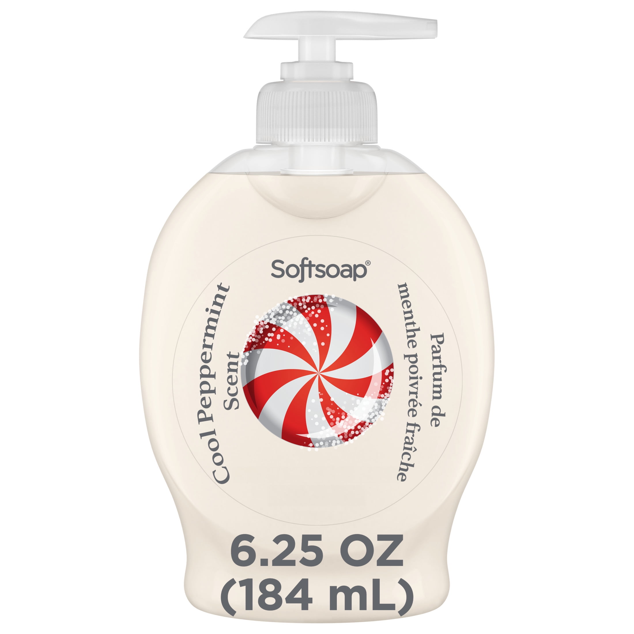 Softsoap Limited Edition Liquid Hand Soap, Cool Peppermint Scent, 6.25 fl oz Pump Bottle