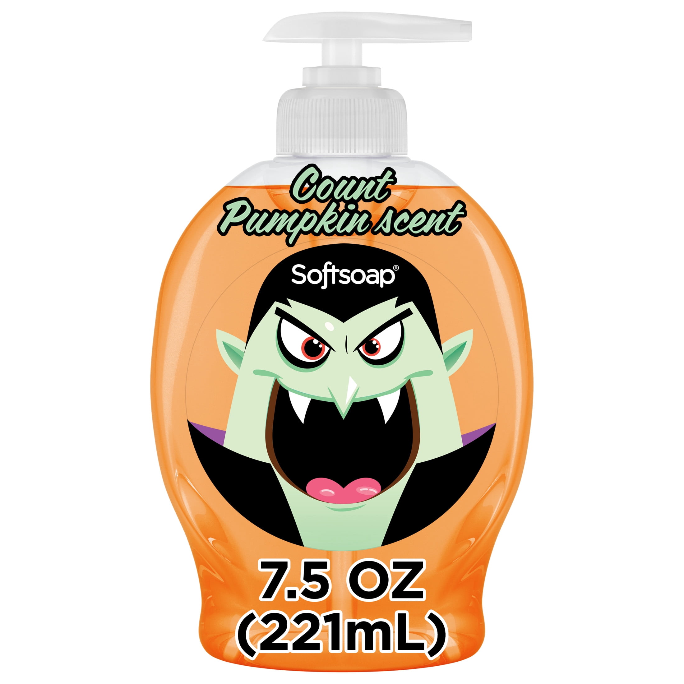 Softsoap Limited Edition Spooky Pumpkin Liquid Hand Soap, 7.5 oz Bottle