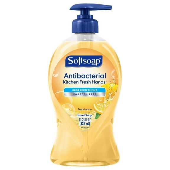 Softsoap Liquid Hand Soap, Antibacterial Kitchen Fresh Hands, 11.25 Oz, 2 Pack