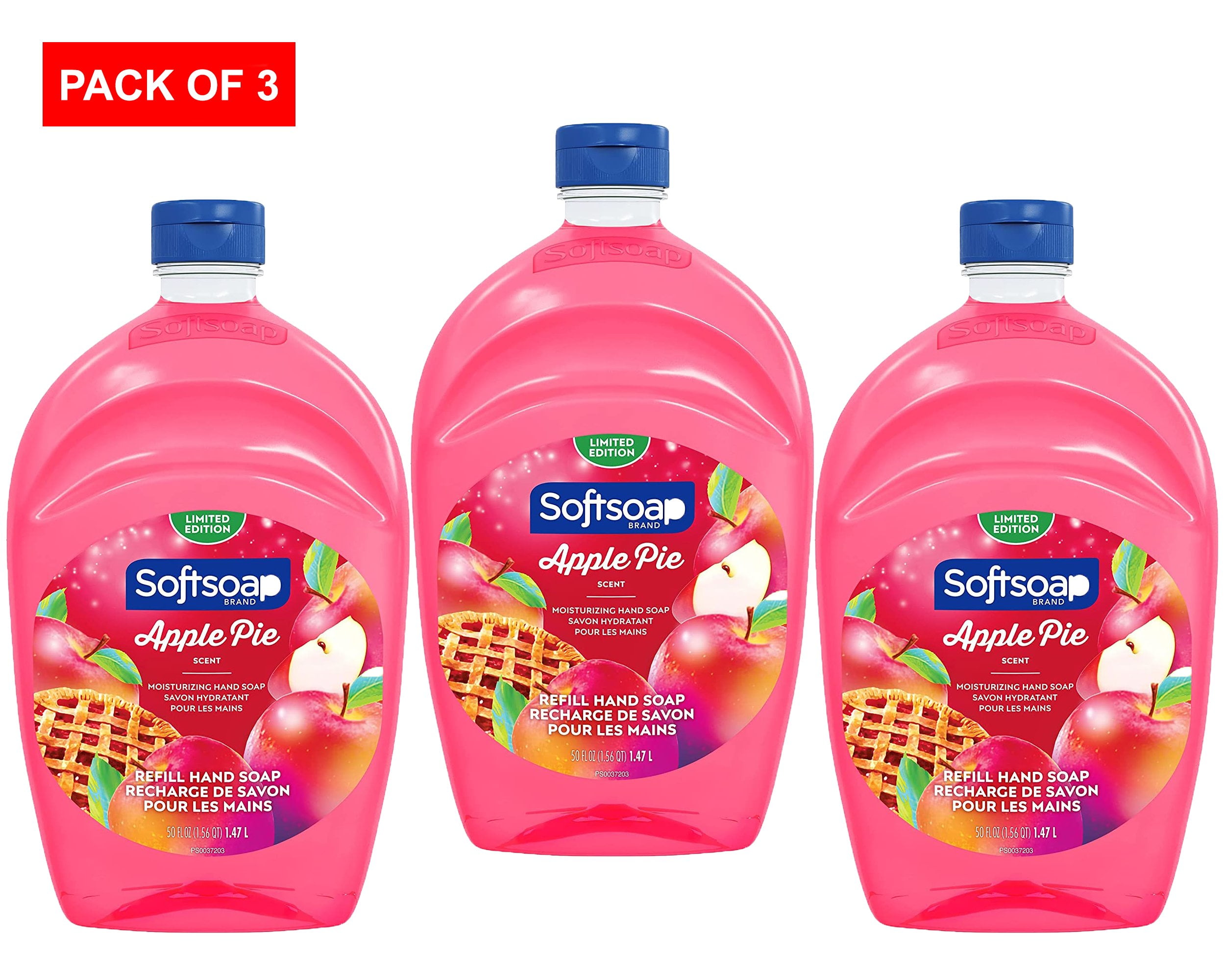Softsoap Liquid Hand Soap Apple Pie Scent 1.47L Pack of 3
