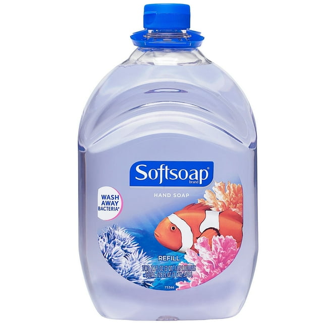 Softsoap Liquid Hand Soap Aquarium Series 64Ounce Refill Bottle