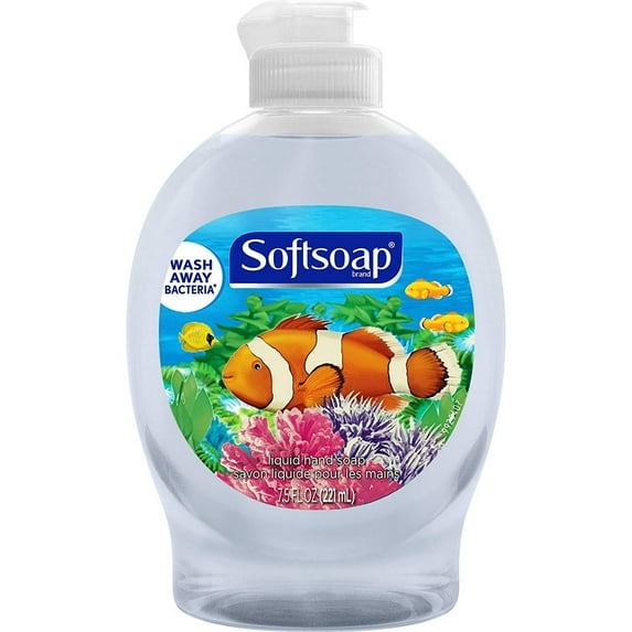 Softsoap Liquid Hand Soap, Aquarium Series 7.50 oz Pack of 5