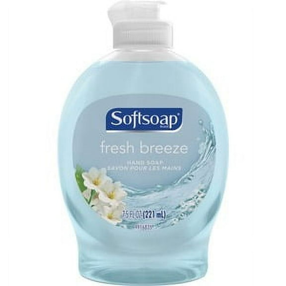 Softsoap Liquid Hand Soap, Fresh Breeze - 7.5 Fluid Ounce (Pack of 6)