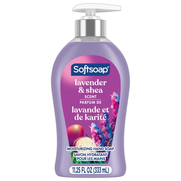 Softsoap Liquid Hand Soap, Kitchen and Bathroom Hand Soap, Lavender and Shea, 11.25 Fluid Ounce Bottle