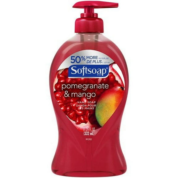 Softsoap Liquid Hand Soap Pump, Pomegranate and Mango - 11.25 oz