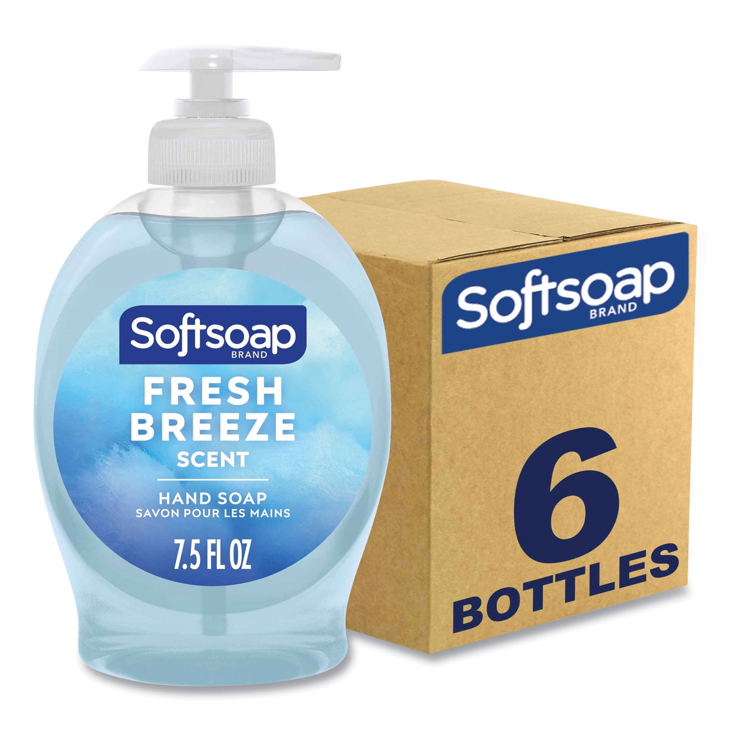 Softsoap Liquid Hand Soap Pumps, Fresh Breeze, 7.5 oz Pump Bottle 6/Carton Softsoap Liquid Hand Soap Pumps, Fresh Breeze, 7.5 oz Pump Bottle 6/Carton