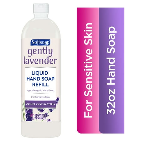 Softsoap Liquid Hand Soap Refill Bottle, Gently Lavender, 32 fl oz