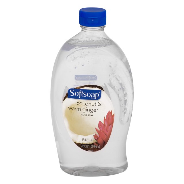 Softsoap Liquid Hand Soap Refill, Coconut and Warm Ginger 32 fl oz