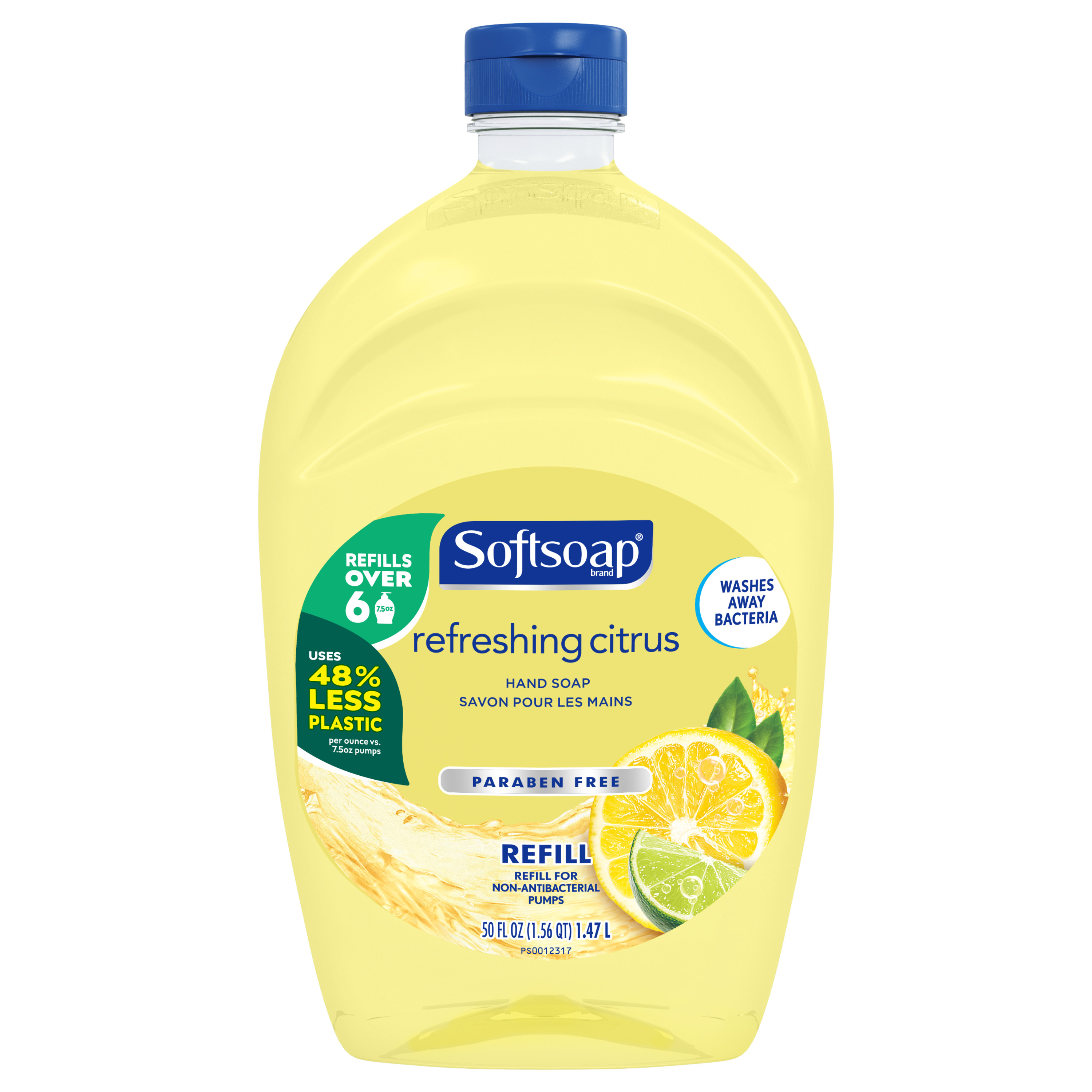 Softsoap Liquid Hand Soap Refill, Refreshing Citrus - 50 Fluid Ounce - image 1 of 5