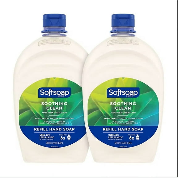Softsoap Liquid Hand Soap Refill - Soothing Aloe Vera, 2 pk./50 oz.