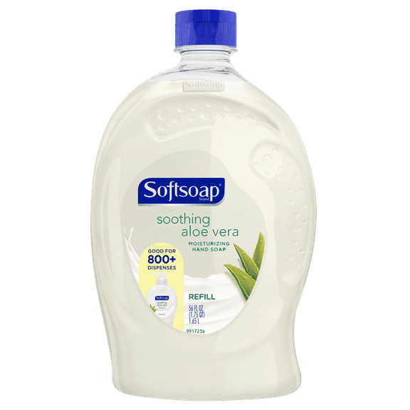 Softsoap Liquid Hand Soap Refill, Soothing Aloe Vera - 56 oz