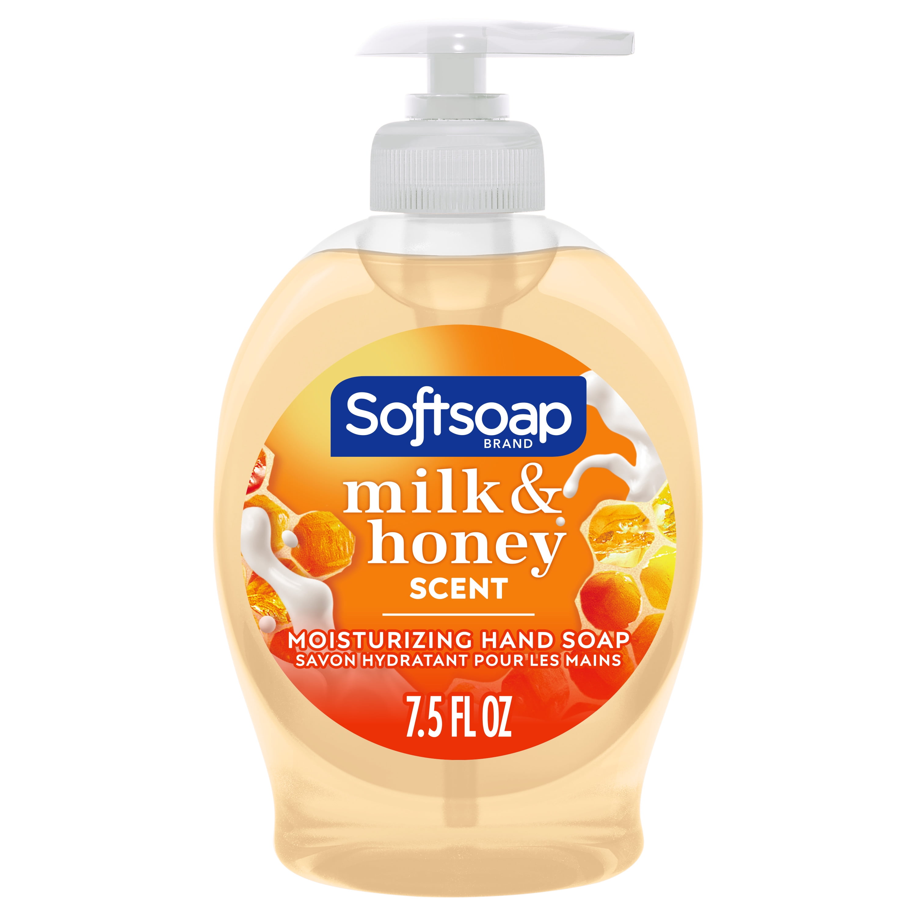 Softsoap Milk & Honey Scent Liquid Hand Soap, Moisturizing Liquid Hand