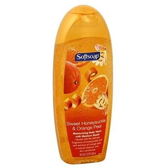 Softsoap Moisturizing Body Wash, Sweet Honeysuckle and Orange, 20 oz