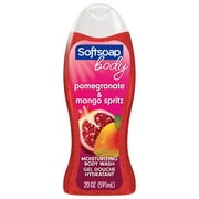 Softsoap Moisturizing Body Wash, Juicy Pomegranate and Mango - 20 Fluid Ounce