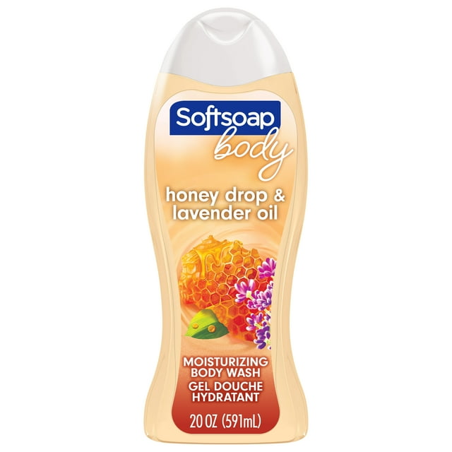 Softsoap Moisturizing Body Wash, Lavender and Honey Crème, 20 Ounce