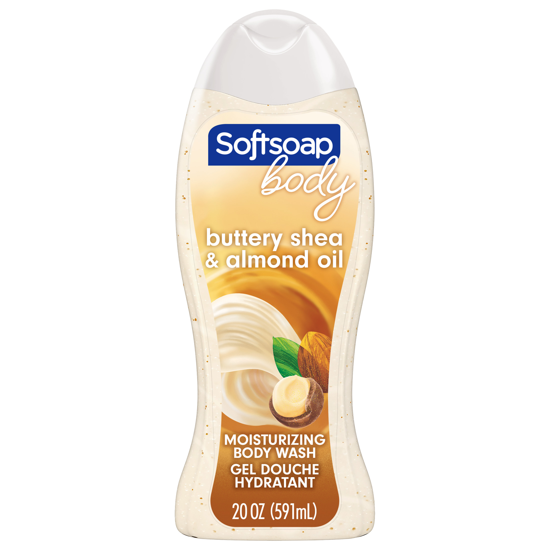 Softsoap Moisturizing Body Wash, Shea & Almond Oil - 20 Fluid Ounce - image 1 of 16