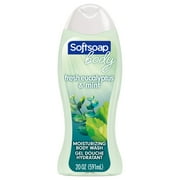 Softsoap Moisturizing Body Wash for Dry Skin, Mint and Eucalyptus, 20 fl oz Bottle