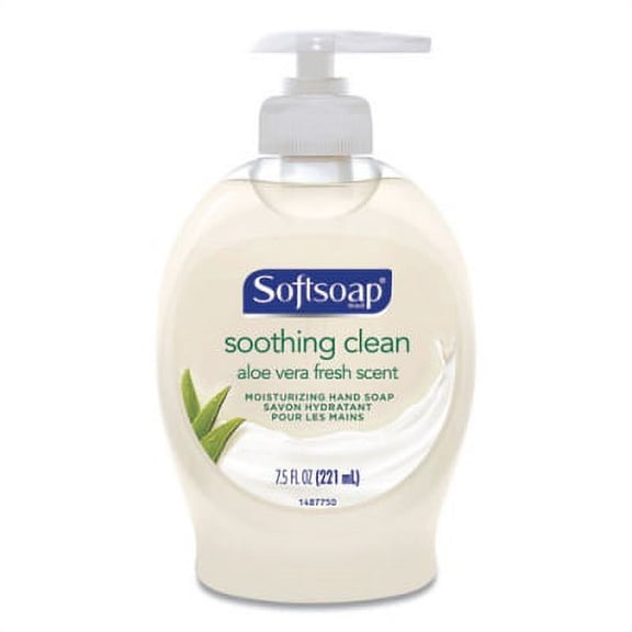 1 PK,Softsoap Moisturizing Hand Soap, Aloe, 7.5 oz Bottle, 6/Carton (45634)