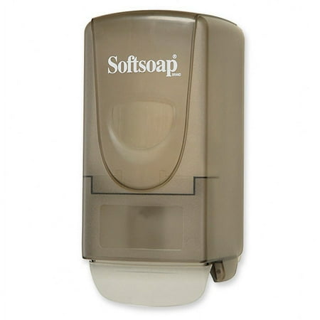 Softsoap Plastic Liquid Soap Dispenser, 800mL, 5 1/4w x 3 7/8d x 10h, Smoke