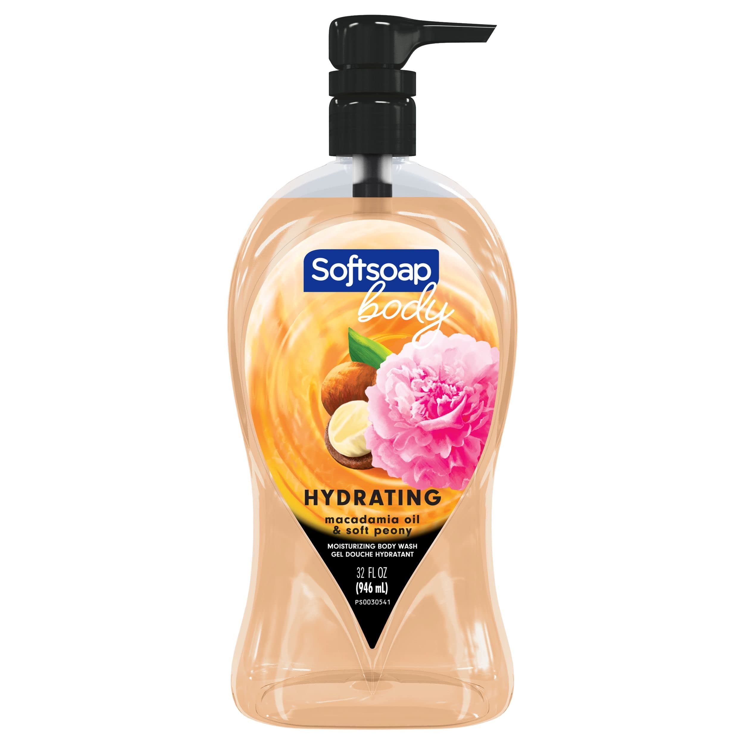 Softsoap Shea Butter Body Wash, Almond Oil, 32 Oz