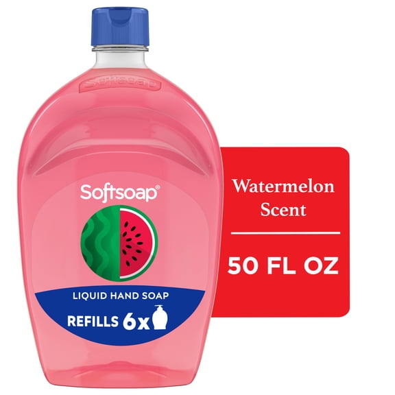 Softsoap Limited Edition Liquid Hand Soap, Watermelon Scent, 50 fl oz Refill Bottle