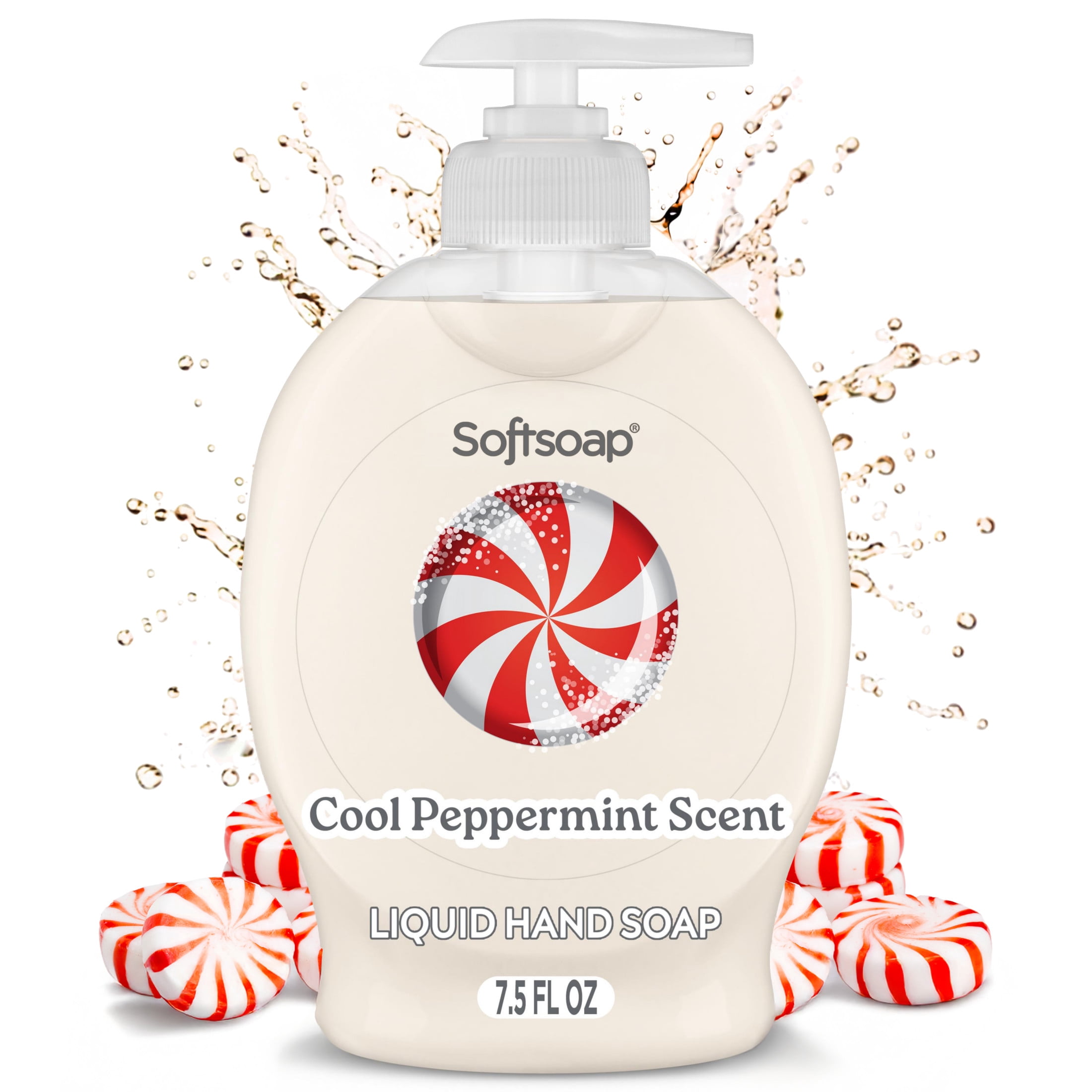 Softsoap Limited Edition Liquid Hand Soap, Cool Peppermint Scent, 7.5 fl oz
